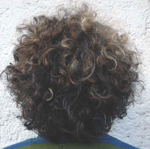 Photo of curly hair